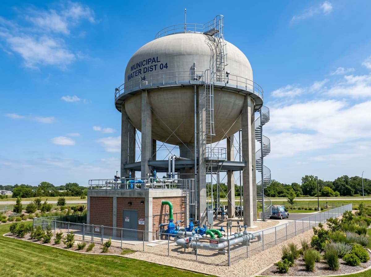 Water treatment installation