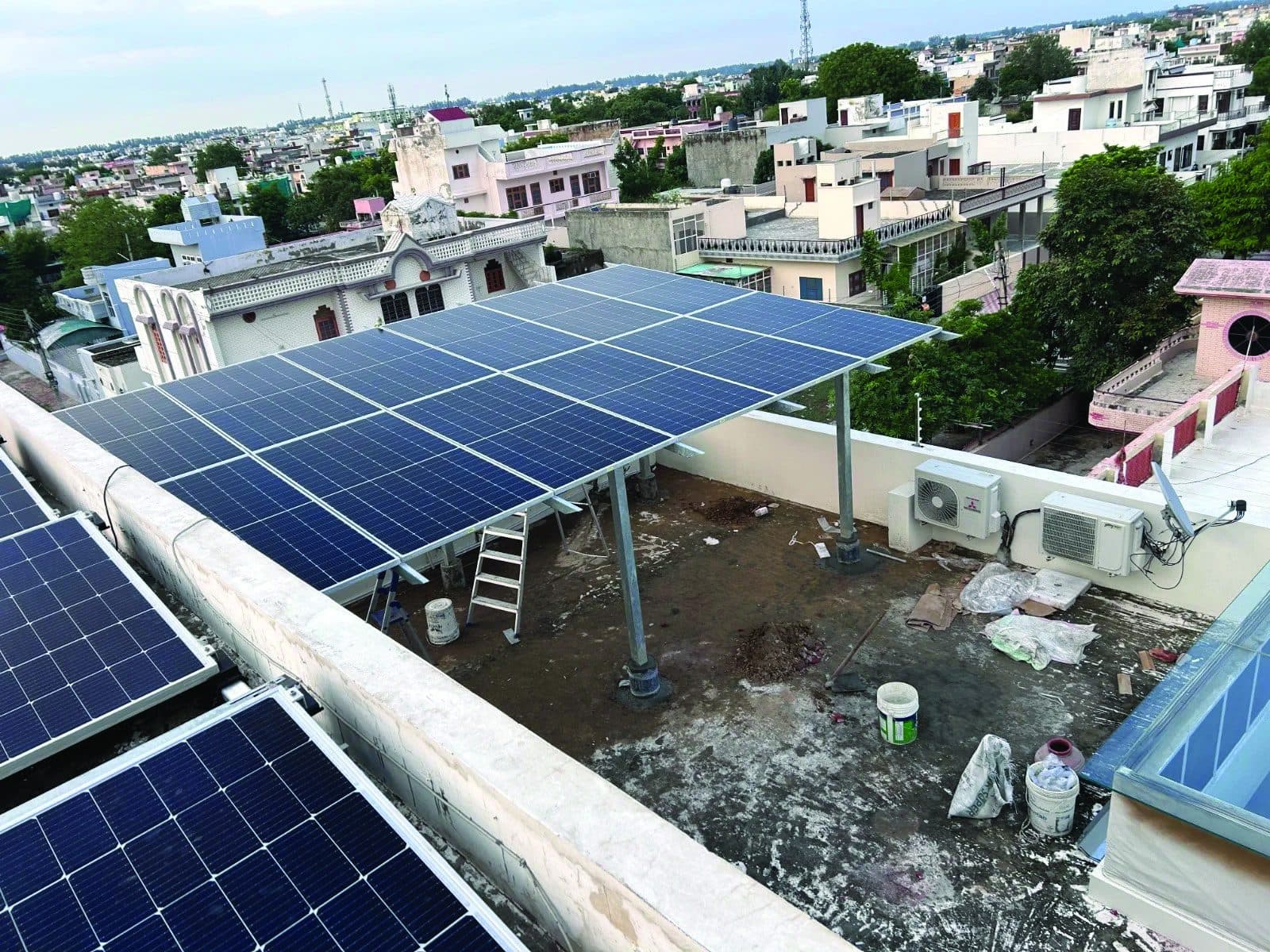 Solar infrastructure works
