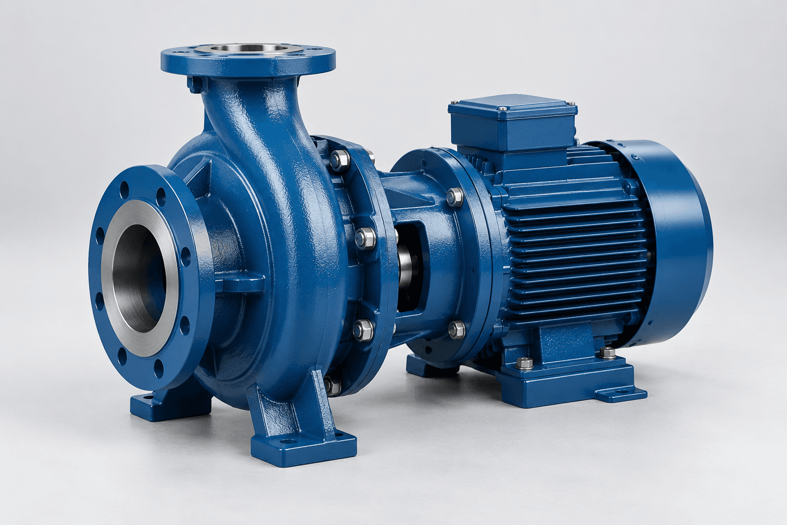 Industrial end-suction centrifugal pump