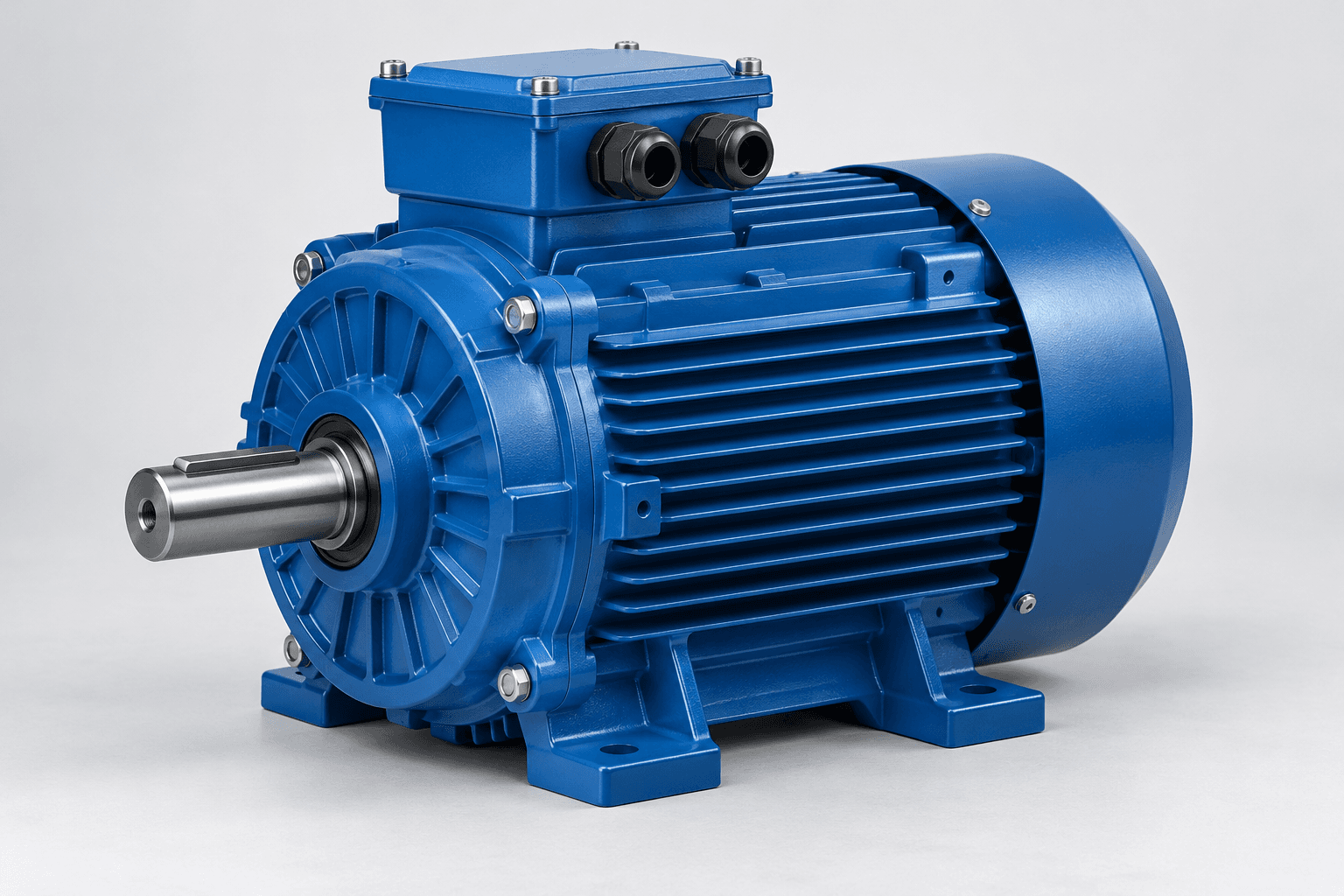 Industrial three-phase electric motor